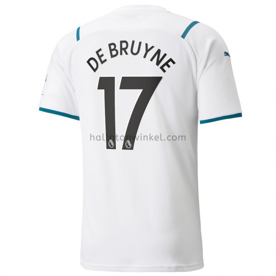 Manchester City Voetbalshirt Kevin De Bruyne 17 Uit Tenue 2021-2022 Korte Mouw