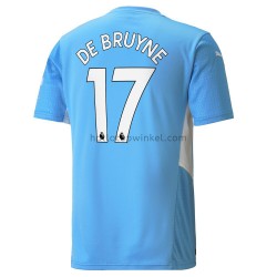 Manchester City Voetbalshirt Kevin De Bruyne 17 Thuis Tenue 2021-2022 Korte Mouw