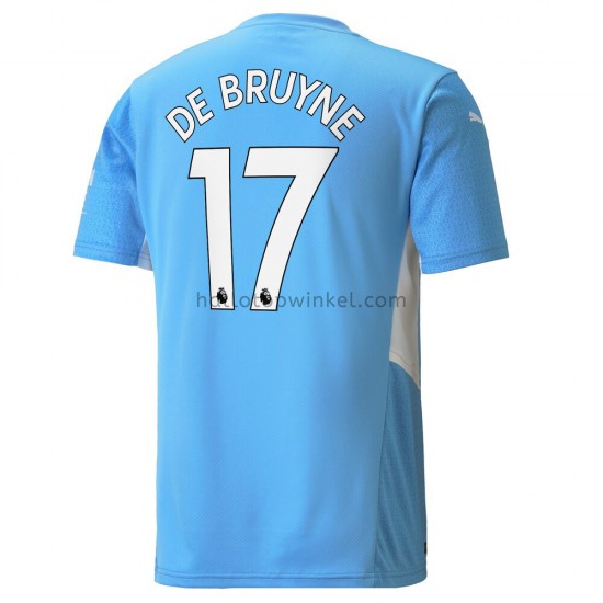 Manchester City Voetbalshirt Kevin De Bruyne 17 Thuis Tenue 2021-2022 Korte Mouw