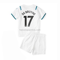 Manchester City Voetbalshirt Kevin De Bruyne 17 Kleuters/Kids Uit Tenue 2021-2022 Korte Mouw
