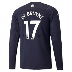 Manchester City Voetbalshirt Kevin De Bruyne 17 Derde Tenue 2021-2022 Lange Mouw