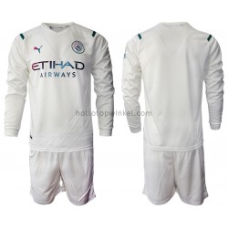 Manchester City Voetbalshirt Kleuters/Kids Uit Tenue 2021-2022 Lange Mouw