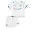 Manchester City Voetbalshirt Kleuters/Kids Uit Tenue 2021-2022 Korte Mouw
