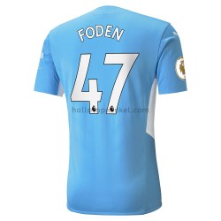 Manchester City Voetbalshirt Phil Foden 47 Thuis Tenue 2021-2022 Korte Mouw