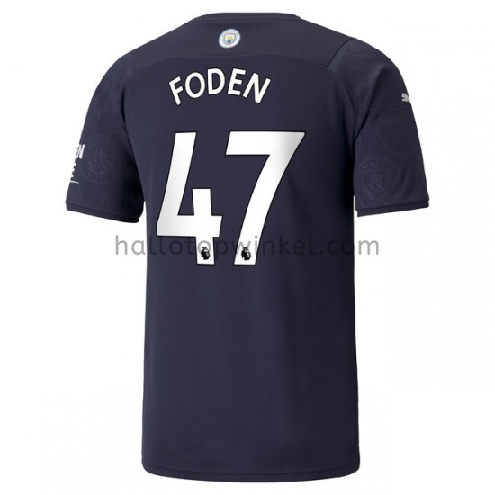 Manchester City Voetbalshirt Phil Foden 47 Derde Tenue 2021-2022 Korte Mouw
