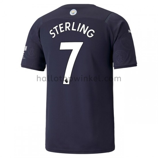 Manchester City Voetbalshirt Raheem Sterling 7 Derde Tenue 2021-2022 Korte Mouw