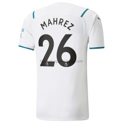 Manchester City Voetbalshirt Riyad Mahrez 26 Uit Tenue 2021-2022 Korte Mouw