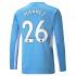 Manchester City Voetbalshirt Riyad Mahrez 26 Thuis Tenue 2021-2022 Lange Mouw