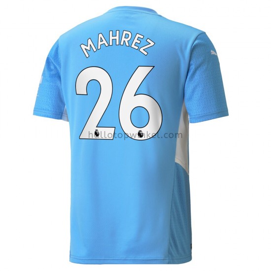 Manchester City Voetbalshirt Riyad Mahrez 26 Thuis Tenue 2021-2022 Korte Mouw