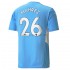 Manchester City Voetbalshirt Riyad Mahrez 26 Thuis Tenue 2021-2022 Korte Mouw