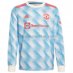 Manchester United Voetbalshirt Uit Tenue 2021-2022 Lange Mouw