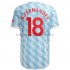 Manchester United Voetbalshirt Bruno Fernandes 18 Uit Tenue 2021-2022 Korte Mouw