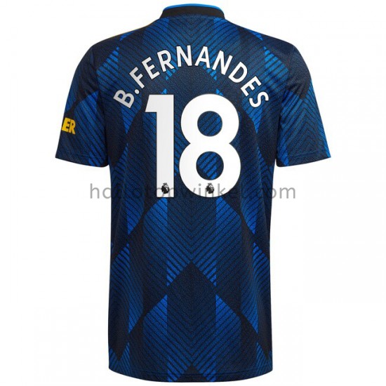 Manchester United Voetbalshirt Bruno Fernandes 18 Derde Tenue 2021-2022 Korte Mouw