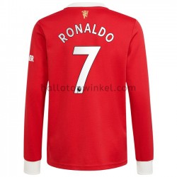 Manchester United Voetbalshirt Cristiano Ronaldo 7 Thuis Tenue 2021-2022 Lange Mouw