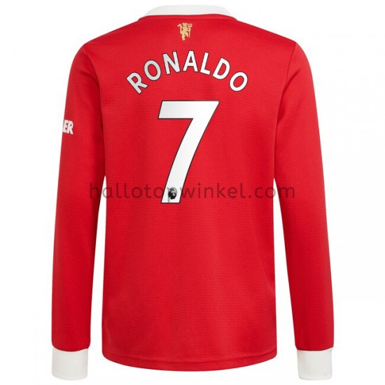 Manchester United Voetbalshirt Cristiano Ronaldo 7 Thuis Tenue 2021-2022 Lange Mouw
