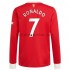 Manchester United Voetbalshirt Cristiano Ronaldo 7 Thuis Tenue 2021-2022 Lange Mouw