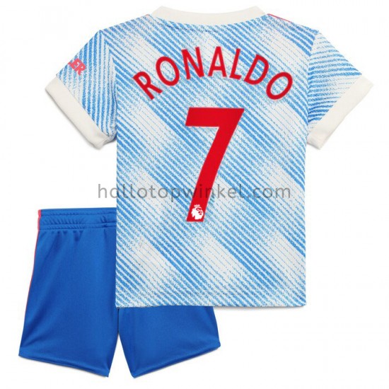 Manchester United Voetbalshirt Cristiano Ronaldo 7 Kleuters/Kids Uit Tenue 2021-2022 Korte Mouw