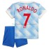 Manchester United Voetbalshirt Cristiano Ronaldo 7 Kleuters/Kids Uit Tenue 2021-2022 Korte Mouw