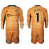 Manchester United Voetbalshirt David de Gea 1 Doelman Kleuters/Kids Thuis Tenue 2021-2022 Lange Mouw