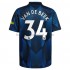 Manchester United Voetbalshirt Donny van de Beek 34 Derde Tenue 2021-2022 Korte Mouw