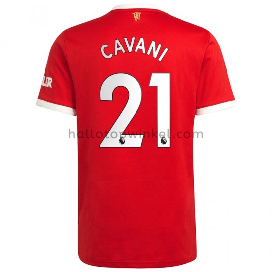 Manchester United Voetbalshirt Edinson Cavani 21 Thuis Tenue 2021-2022 Korte Mouw