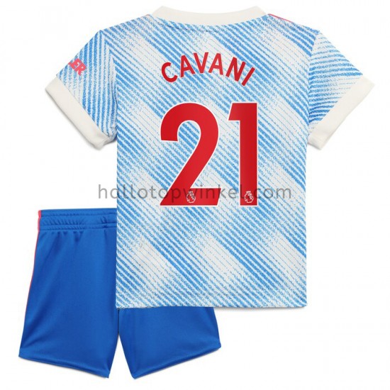 Manchester United Voetbalshirt Edinson Cavani 21 Kleuters/Kids Uit Tenue 2021-2022 Korte Mouw