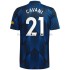 Manchester United Voetbalshirt Edinson Cavani 21 Derde Tenue 2021-2022 Korte Mouw