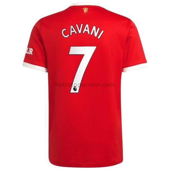 Manchester United Voetbalshirt Edinson Cavani 7 Thuis Tenue 2021-2022 Korte Mouw