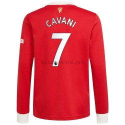 Manchester United Voetbalshirt Edinson Cavani 7 Thuis Tenue 2021-2022 Lange Mouw