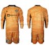 Manchester United Voetbalshirt Doelman Kleuters/Kids Thuis Tenue 2021-2022 Lange Mouw