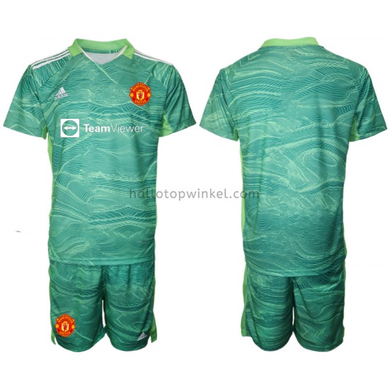 Manchester United Voetbalshirt Doelman Kleuters/Kids Derde Tenue 2021-2022 Korte Mouw