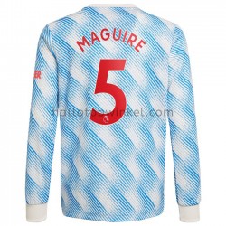 Manchester United Voetbalshirt Harry Maguire 5 Uit Tenue 2021-2022 Lange Mouw