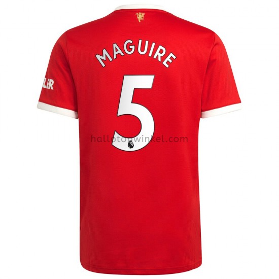 Manchester United Voetbalshirt Harry Maguire 5 Thuis Tenue 2021-2022 Korte Mouw