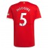 Manchester United Voetbalshirt Harry Maguire 5 Thuis Tenue 2021-2022 Korte Mouw