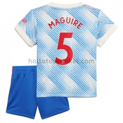 Manchester United Voetbalshirt Harry Maguire 5 Kleuters/Kids Uit Tenue 2021-2022 Korte Mouw