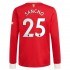 Manchester United Voetbalshirt Jadon Sancho 25 Thuis Tenue 2021-2022 Lange Mouw