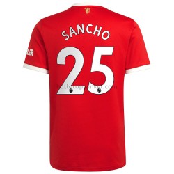 Manchester United Voetbalshirt Jadon Sancho 25 Thuis Tenue 2021-2022 Korte Mouw