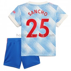 Manchester United Voetbalshirt Jadon Sancho 25 Kleuters/Kids Uit Tenue 2021-2022 Korte Mouw