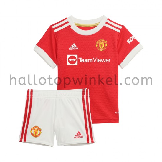 Manchester United Voetbalshirt Kleuters/Kids Thuis Tenue 2021-2022 Korte Mouw