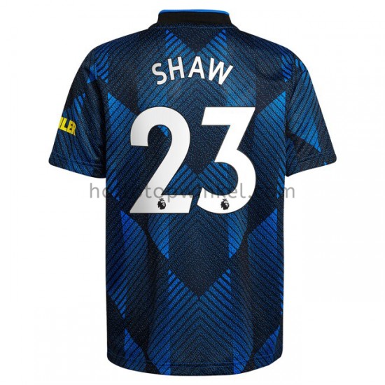 Manchester United Voetbalshirt Luke Shaw 23 Derde Tenue 2021-2022 Korte Mouw