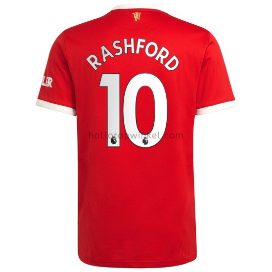Manchester United Voetbalshirt Marcus Rashford 10 Thuis Tenue 2021-2022 Korte Mouw