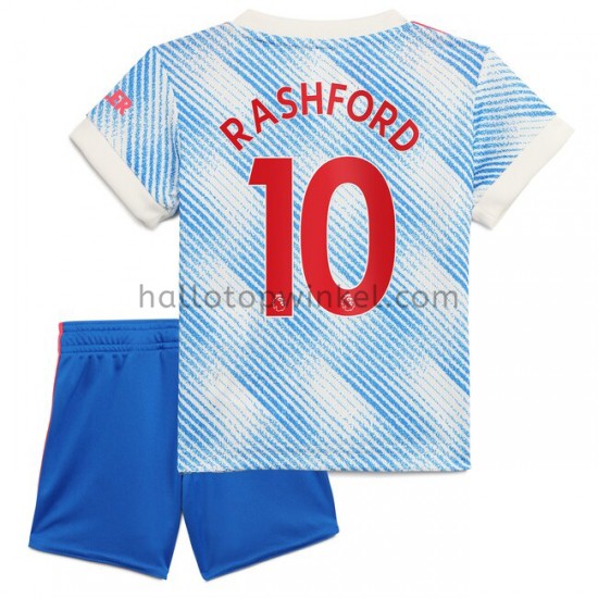 Manchester United Voetbalshirt Marcus Rashford 10 Kleuters/Kids Uit Tenue 2021-2022 Korte Mouw