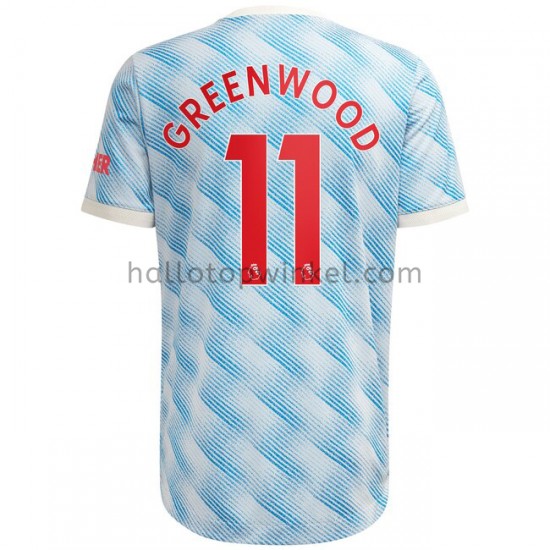 Manchester United Voetbalshirt Mason Greenwood 11 Uit Tenue 2021-2022 Korte Mouw