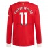 Manchester United Voetbalshirt Mason Greenwood 11 Thuis Tenue 2021-2022 Lange Mouw