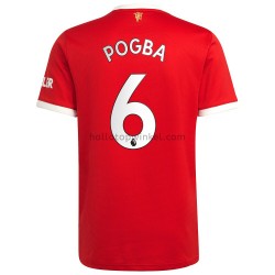 Manchester United Voetbalshirt Paul Pogba 6 Thuis Tenue 2021-2022 Korte Mouw