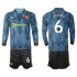 Manchester United Voetbalshirt Paul Pogba 6 Kleuters/Kids Derde Tenue 2021-2022 Lange Mouw