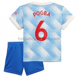 Manchester United Voetbalshirt Pogba 6 Kleuters/Kids Uit Tenue 2021-2022 Korte Mouw