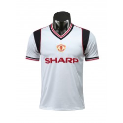 Manchester United Voetbalshirt Retro Uit Tenue 1985 Korte Mouw