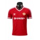 Manchester United Voetbalshirt Retro Thuis Tenue 1986 Korte Mouw