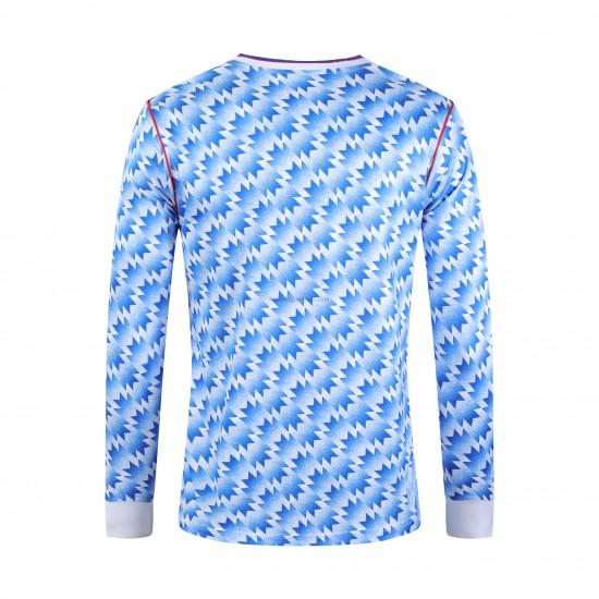 Manchester United Voetbalshirt Retro Thuis Tenue 1992 Lange Mouw